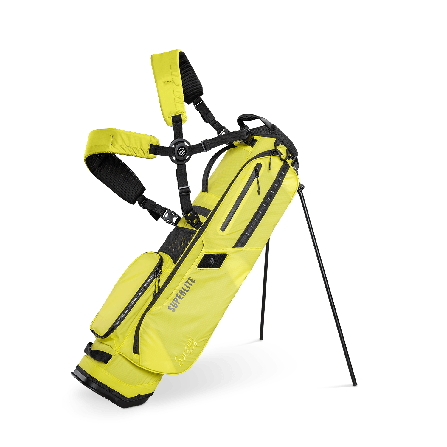 El Camino Superlite | Neon Yellow Mid Size Stand Bag