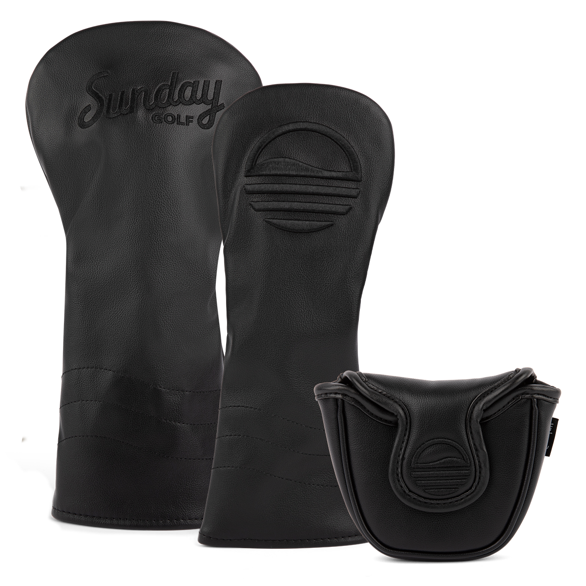 Black Headcover Bundle w/ Mallet