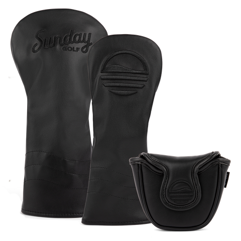 Black Headcover Bundle w/ Mallet