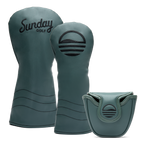 Midnight Green Headcover Bundle w/ Mallet