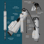 Loma | Cool Gray Par 3 Bag