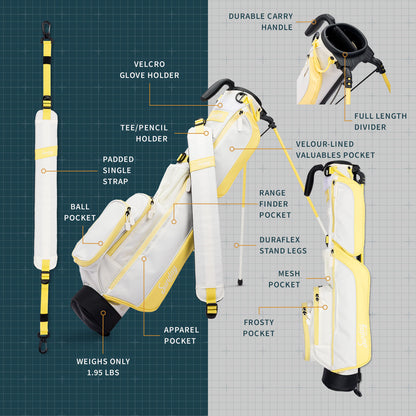 The Loma | Mindy Lemon Par 3 Bag