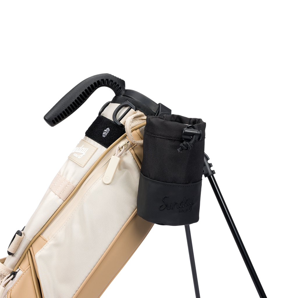 Loma Koozie attached to the Loma bag 