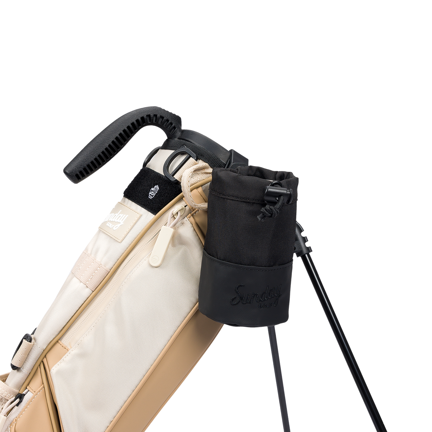 Loma Koozie attached to the Loma bag 