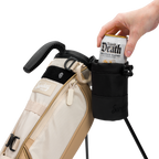 Loma bag with the Loma Koozie holding an alcoholic drink