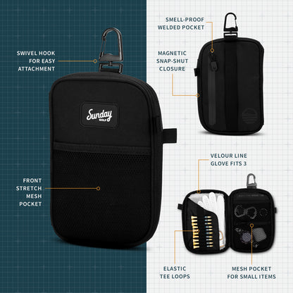 Magnetic Glove Locker | Black