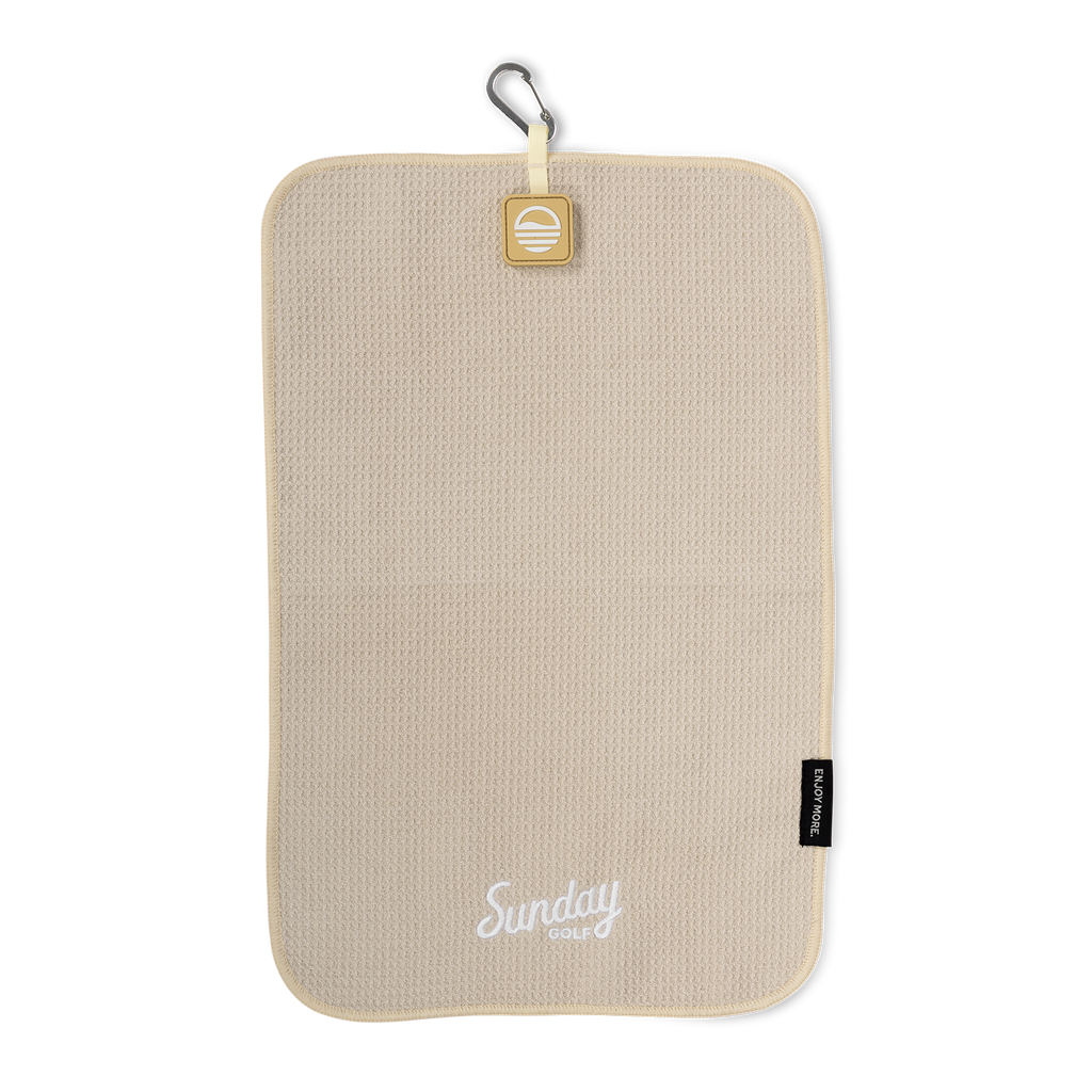 Magnetic Golf Towel | Toasted Almond