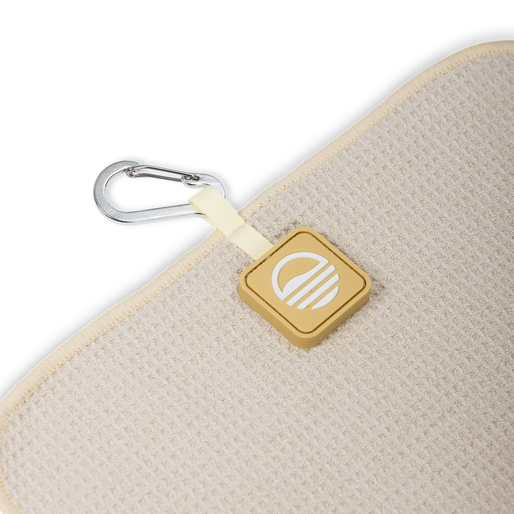 Magnetic Golf Towel | Toasted Almond