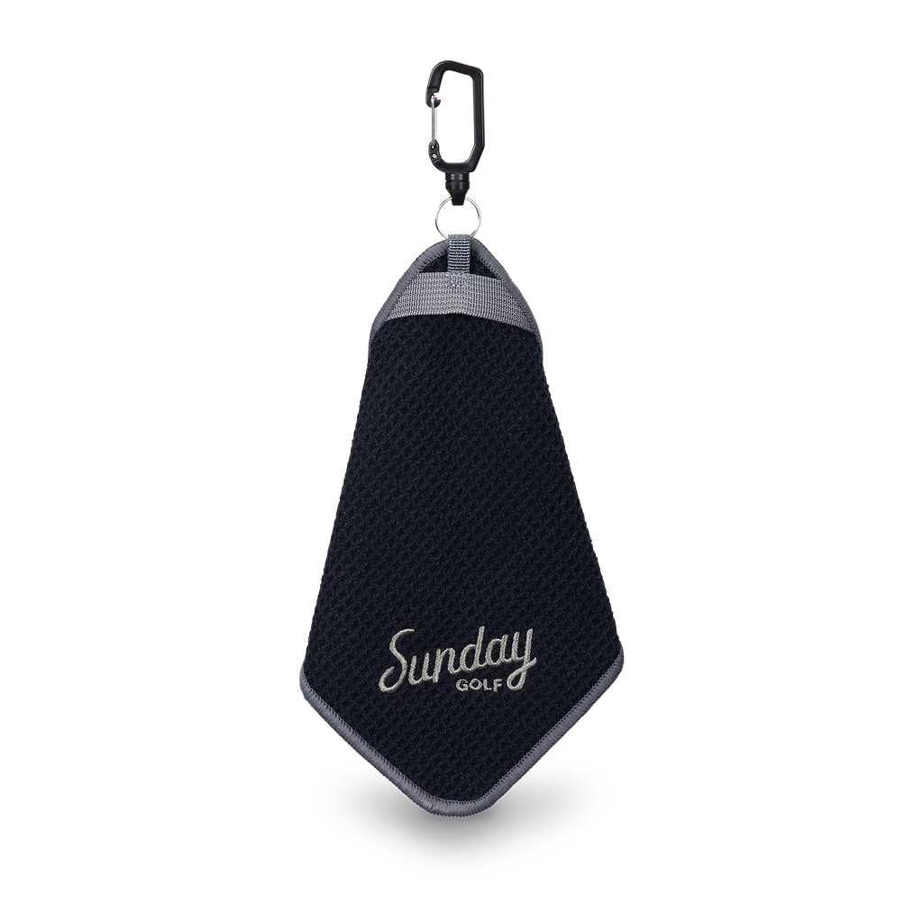 Loma Magnetic Golf Towel | Black