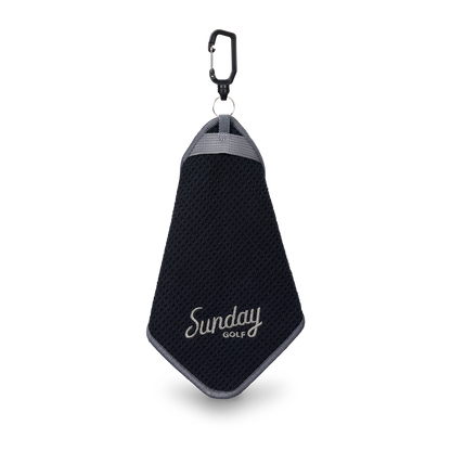 Loma Magnetic Golf Towel | Black