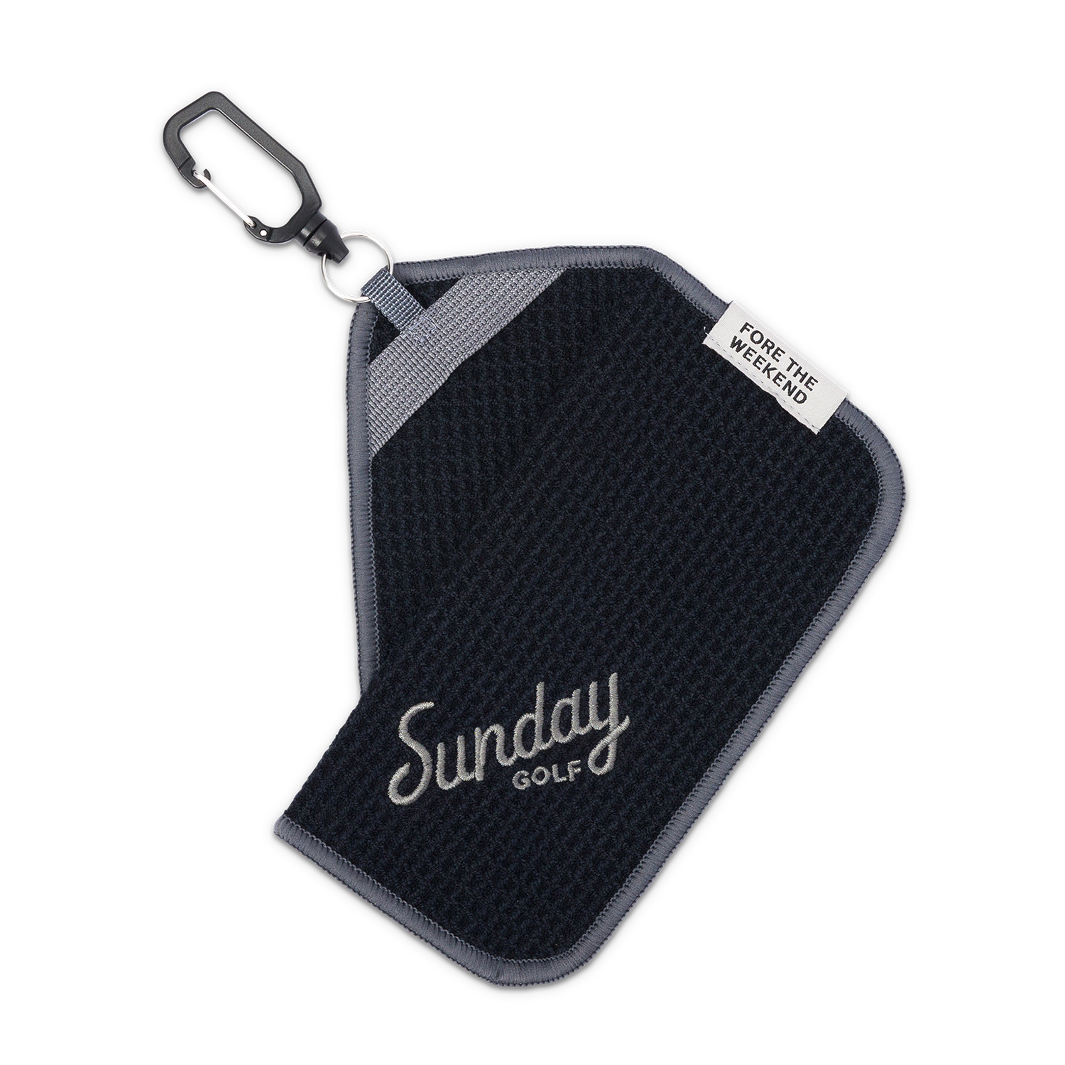 Loma Magnetic Golf Towel | Black