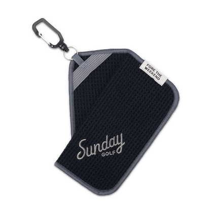 Loma Magnetic Golf Towel | Black