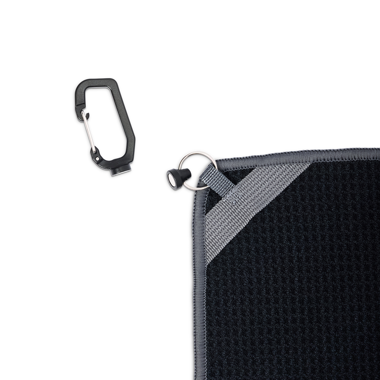 Loma Magnetic Golf Towel | Black