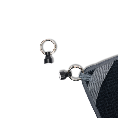 Loma Magnetic Golf Towel | Black