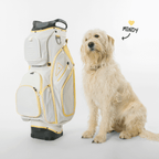 A picture of the Big Rig Mindy Lemon together with the dog "Mindy"
