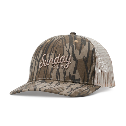 Trucker Golf Hat | Mossy Oak Bottomland