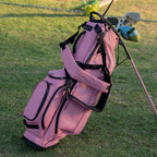 Ryder S-Class | Dusty Pink Vegan Leather Full Size Stand Bag - Sunday Golf