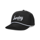 Porter Snapback Golf Hat | Black
