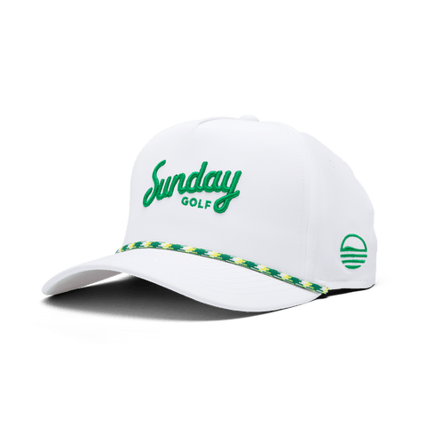 Sunday Golf Rope Hat | Green & Yellow