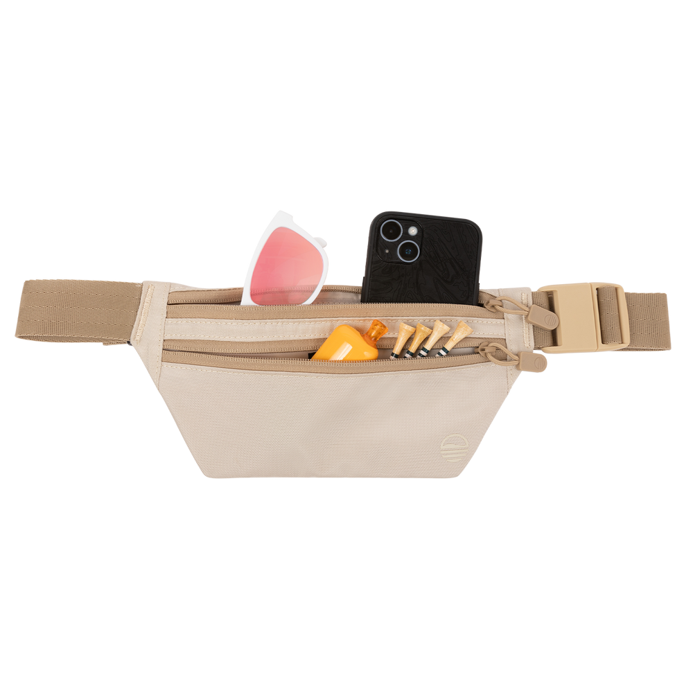 Runner Sling Bag by Sunday Golf Toasted Almond