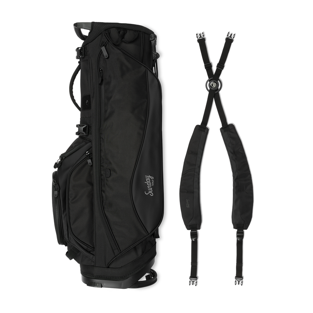 Ryder 14 | Matte Black Full Size Stand Bag