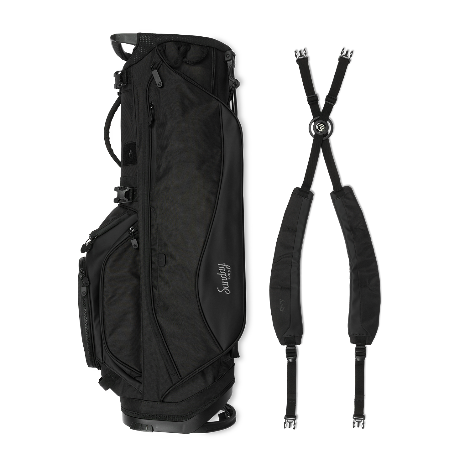 Ryder 14 | Matte Black Full Size Stand Bag