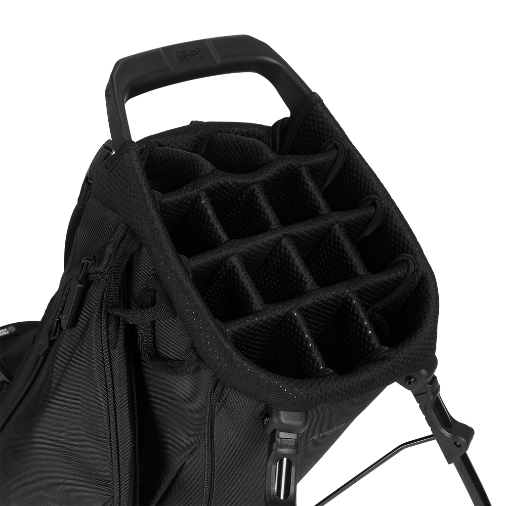 Ryder 14 | Matte Black Full Size Stand Bag