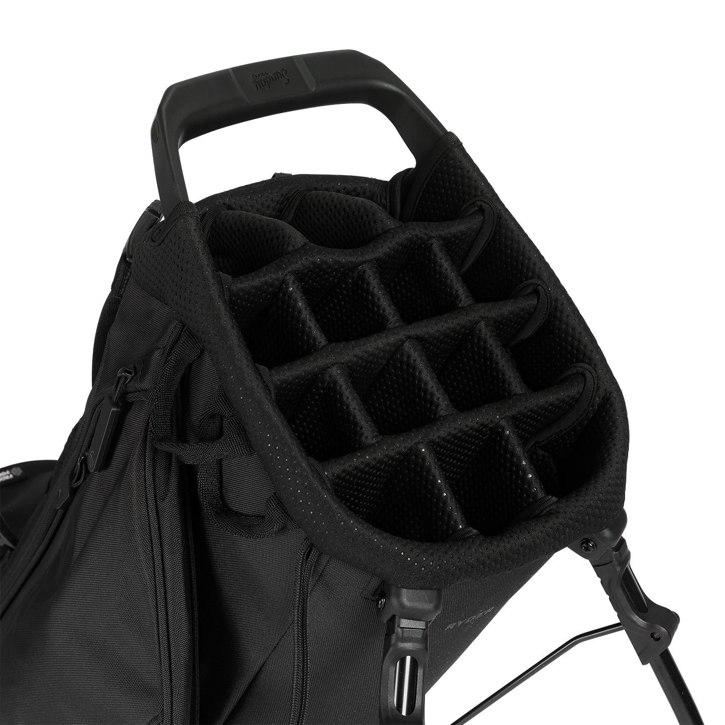 Ryder 14 | Matte Black Full Size Stand Bag