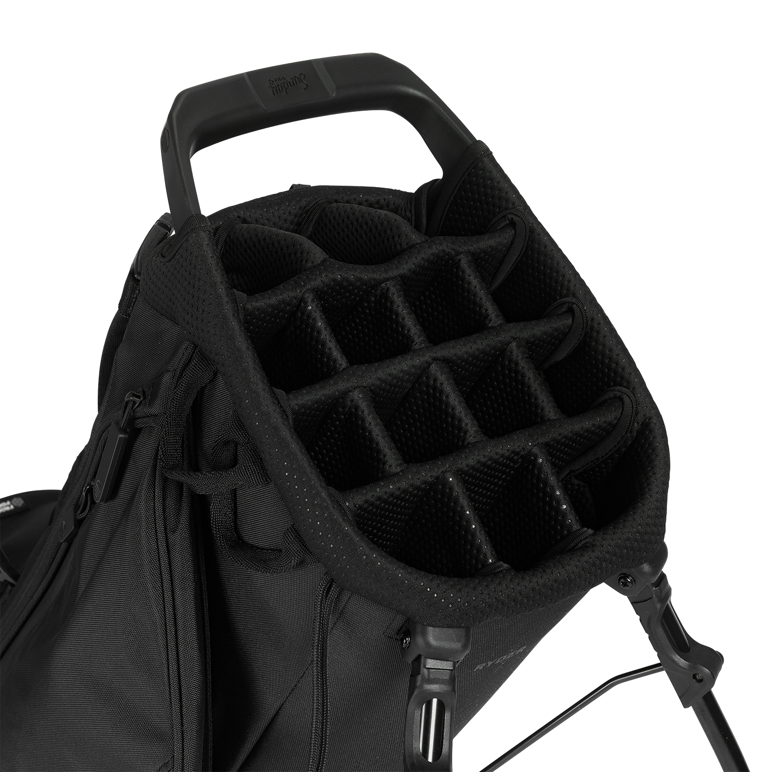 Ryder 14 | Matte Black Full Size Stand Bag