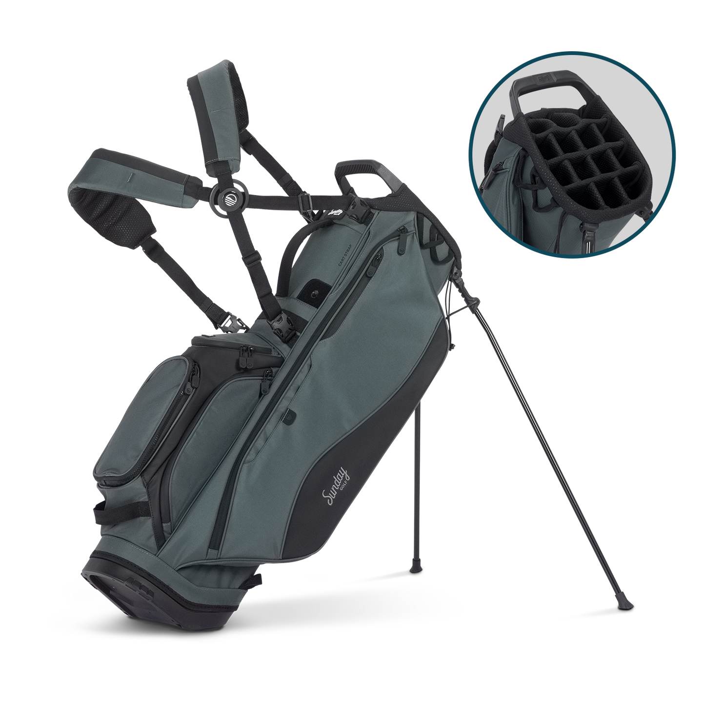 Ryder 14 | Midnight Green Full Size Stand Bag