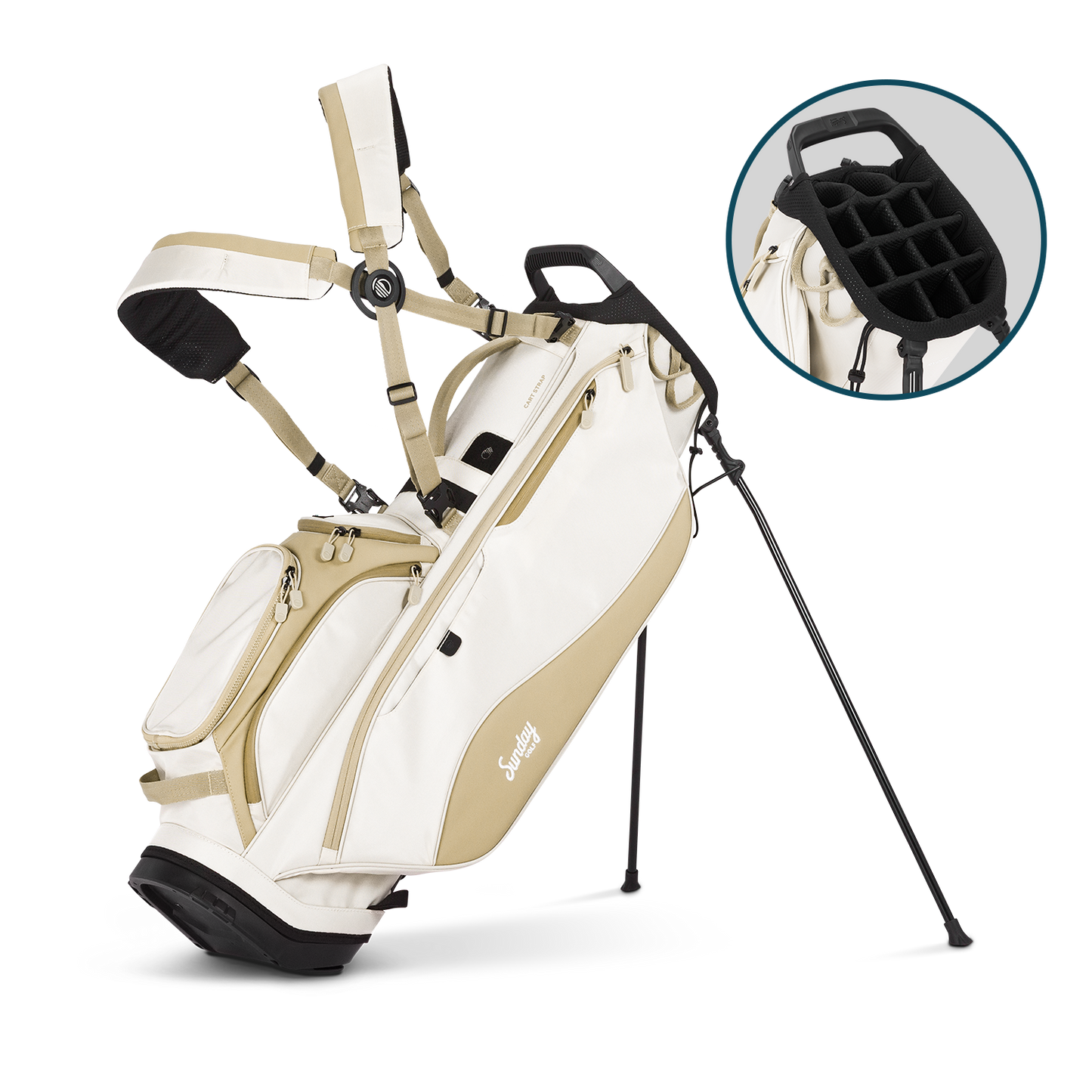 Ryder 14 | Toasted Almond Full Size Stand Bag