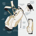 Ryder 14 | Toasted Almond Full Size Stand Bag