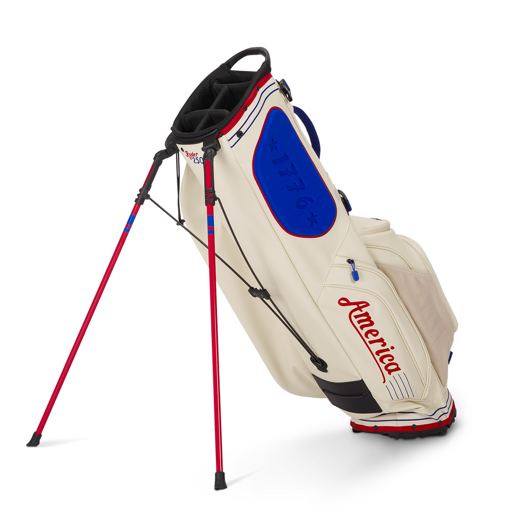 Ryder 250 | Cream Leather Lightweight Stand Bag – Sunday Golf