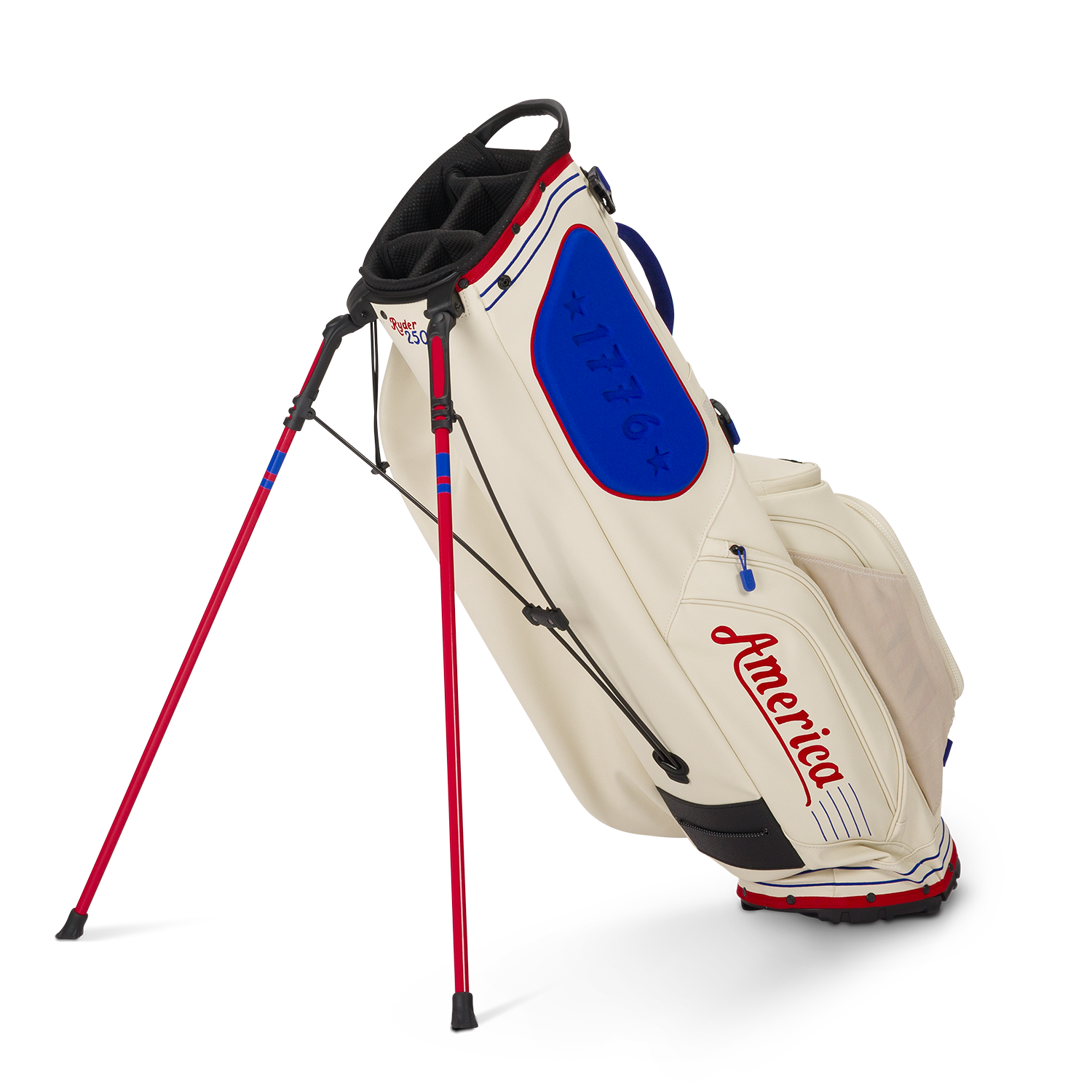 Ryder 250 | Cream Vegan Leather Full Size Stand Bag