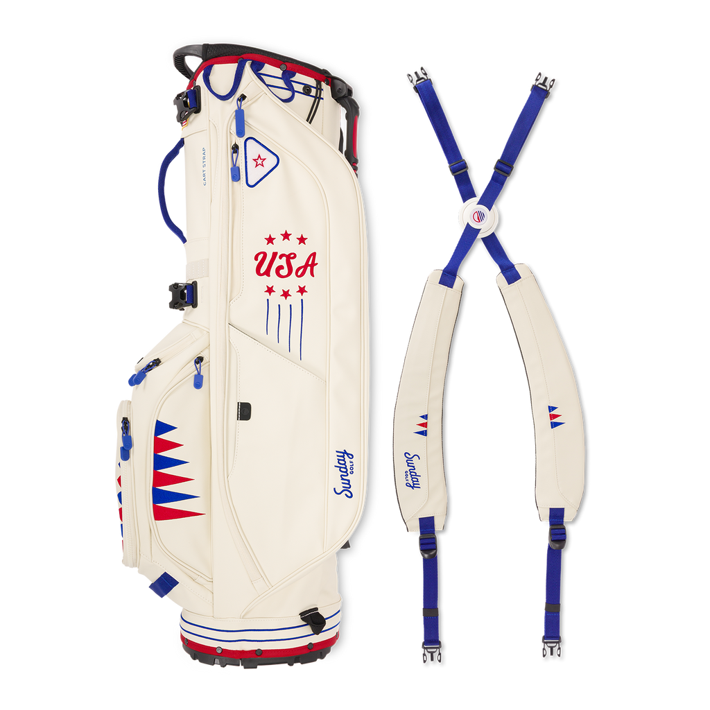 Ryder 250 | Cream Vegan Leather Full Size Stand Bag
