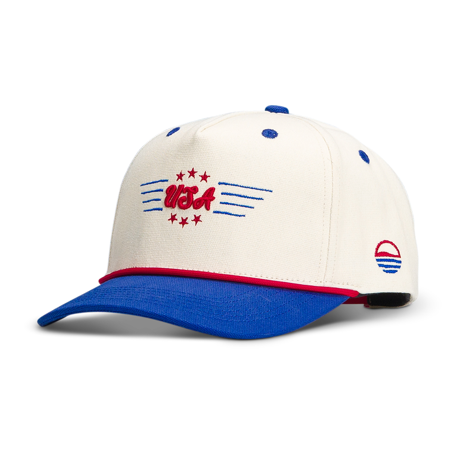 Sunday Golf Rope Hat | USA 250 (Cream)