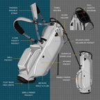 Ryder | Cool Gray Full Size Stand Bag