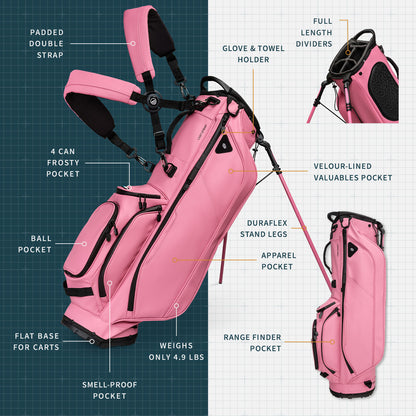 The Ryder S-Class in Pink with feature call outs