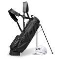 El Camino S-Class Bundle w/ White Rope Hat | Black Vegan Leather Mid Size Stand Bag