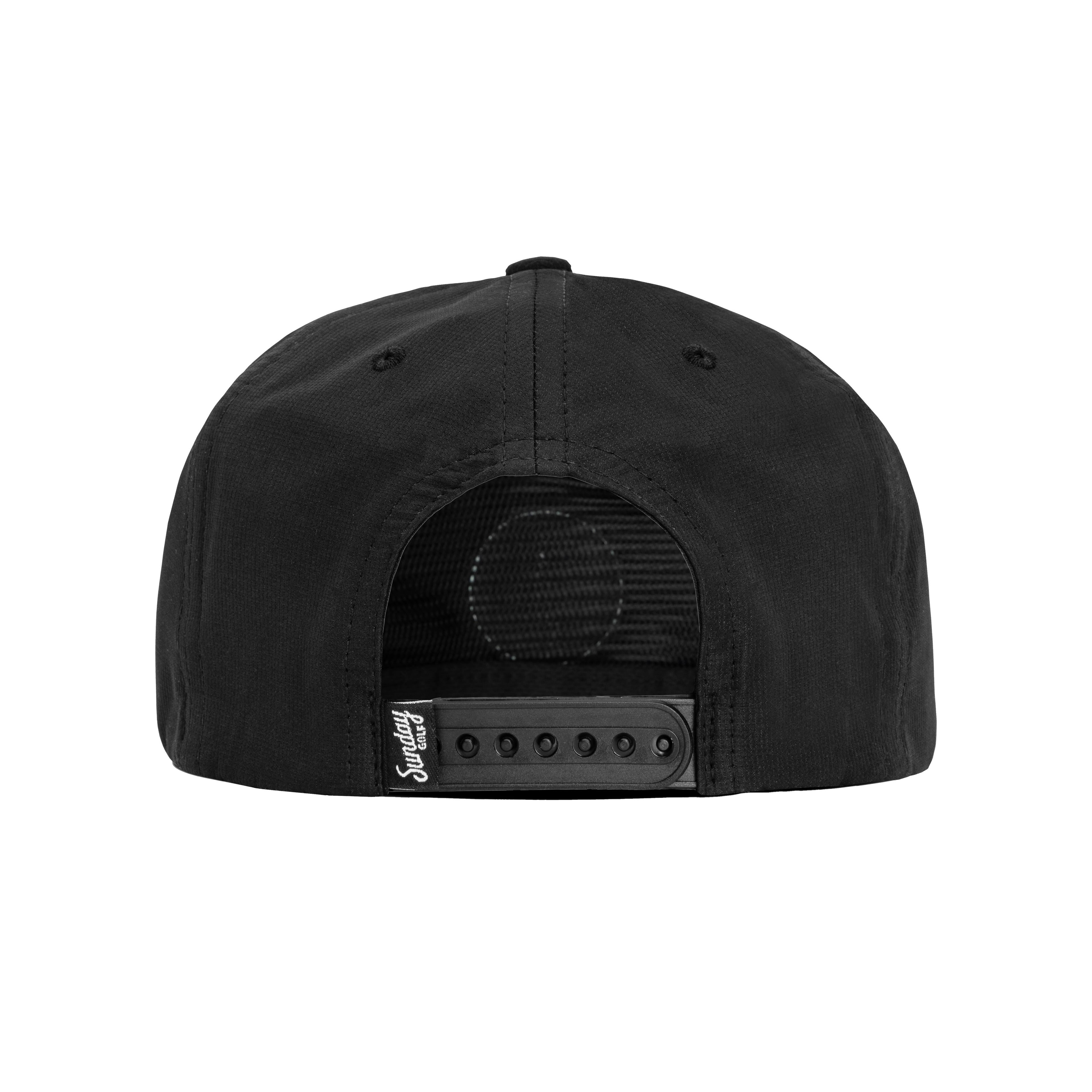 Sundaze Crushable Rope Hat | Black - White