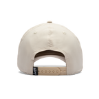 Back shot of toasted almond rope golf hat