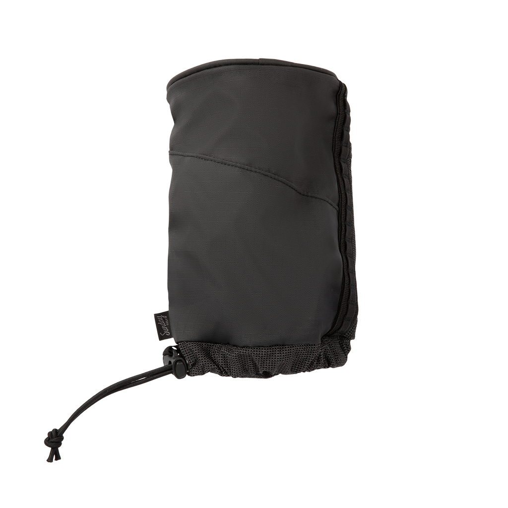 Front view of ranger driver golf headcover in black