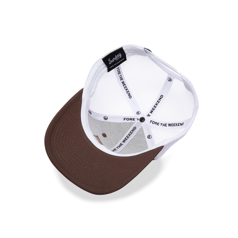 Trucker Golf Hat | Brown 3