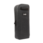 A front shot of welded waterproof big frosty golf cooler bag in charcoal fully zipped