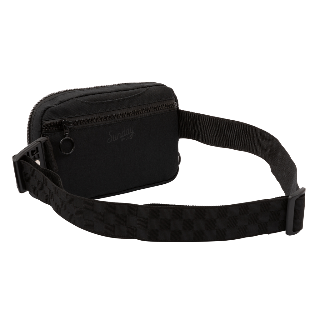 Women's Belt Bag Black Back View