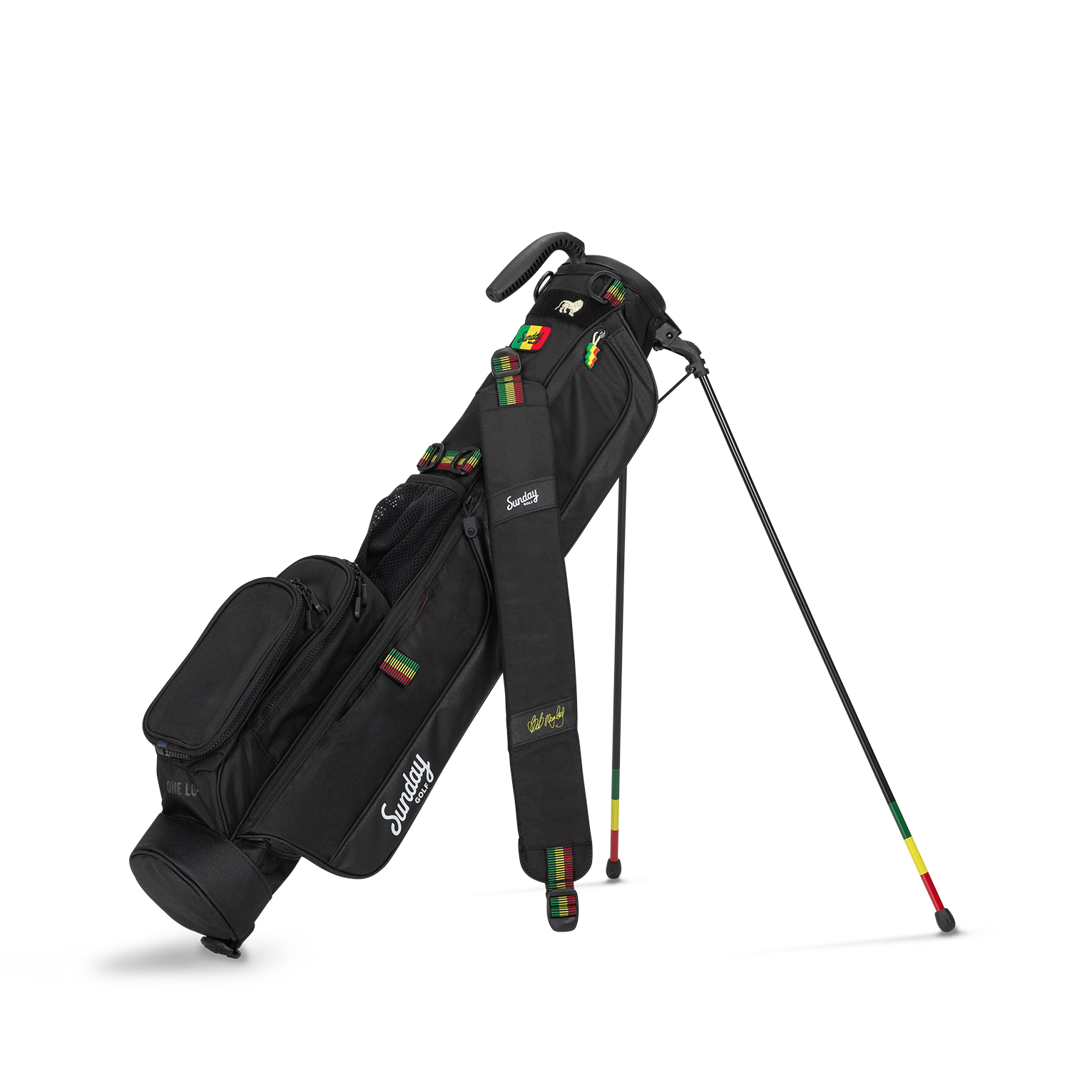 Loma | Bob Marley Black Par 3 Bag