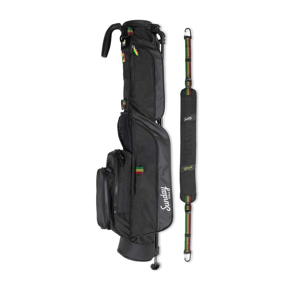 Loma | Bob Marley Black Par 3 Bag