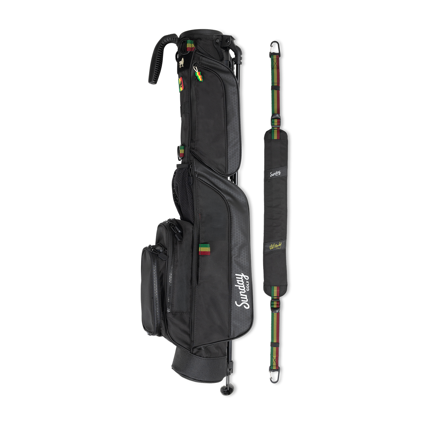 Loma | Bob Marley Black Par 3 Bag