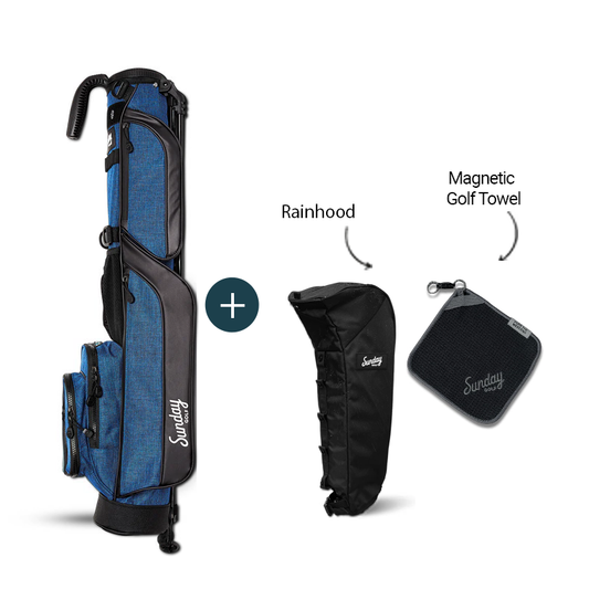 Cobalt Blue Bundle with Rainhood and Magnetic Golf Towel