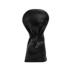 Rear shot of driver golf headcover in black vegan leather
